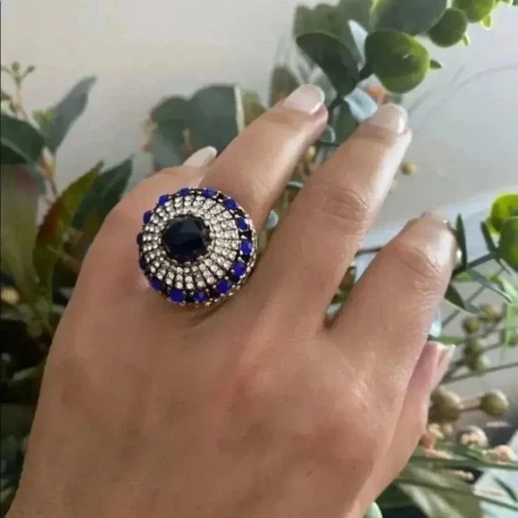 Vintage Crystal Antique Rings For Women